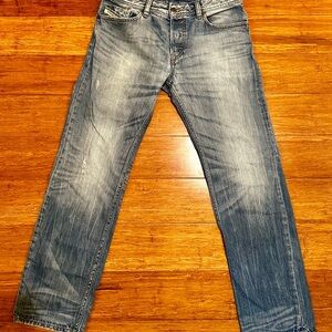 Diesel waykee straight fit jeans size 31x32 like new